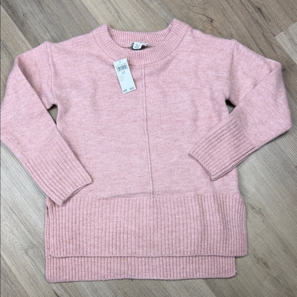 For the Republic Women's Blush Pink Wool Blend Crewneck Sweater NWT Size XS